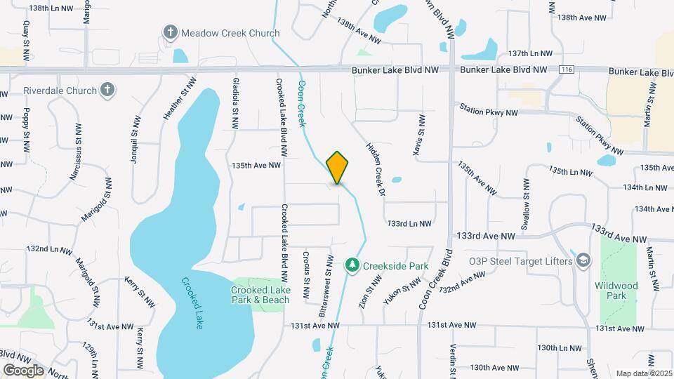 13405 Arrowhead St NW, Unit 1 Map and Location Details