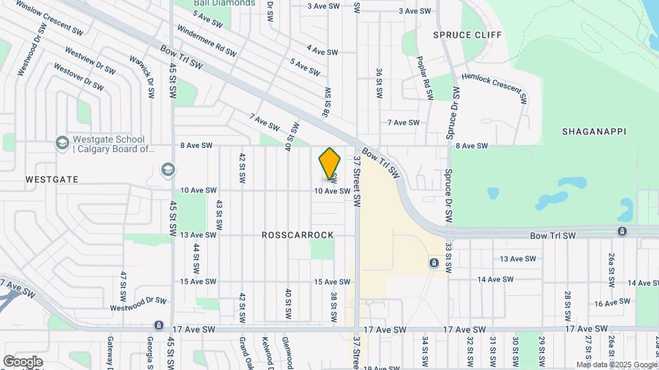 947 38 St SW Map and Location Details