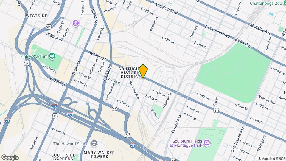 1531 Washington St Map and Location Details