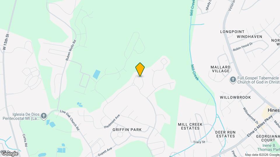 1110 Creekside Cir Map and Location Details