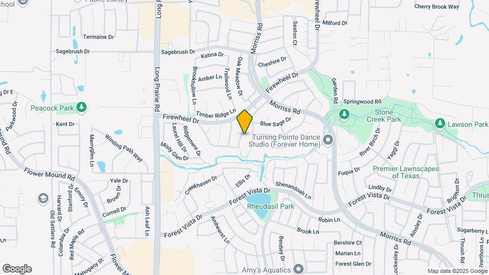 2724 Lakehollow Ln Map and Location Details