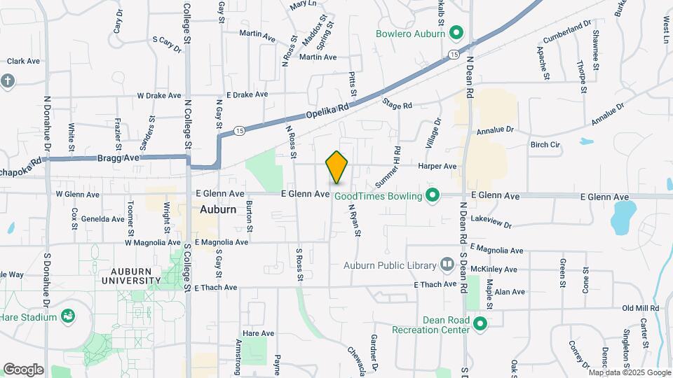 505 E Glenn Ave Map and Location Details