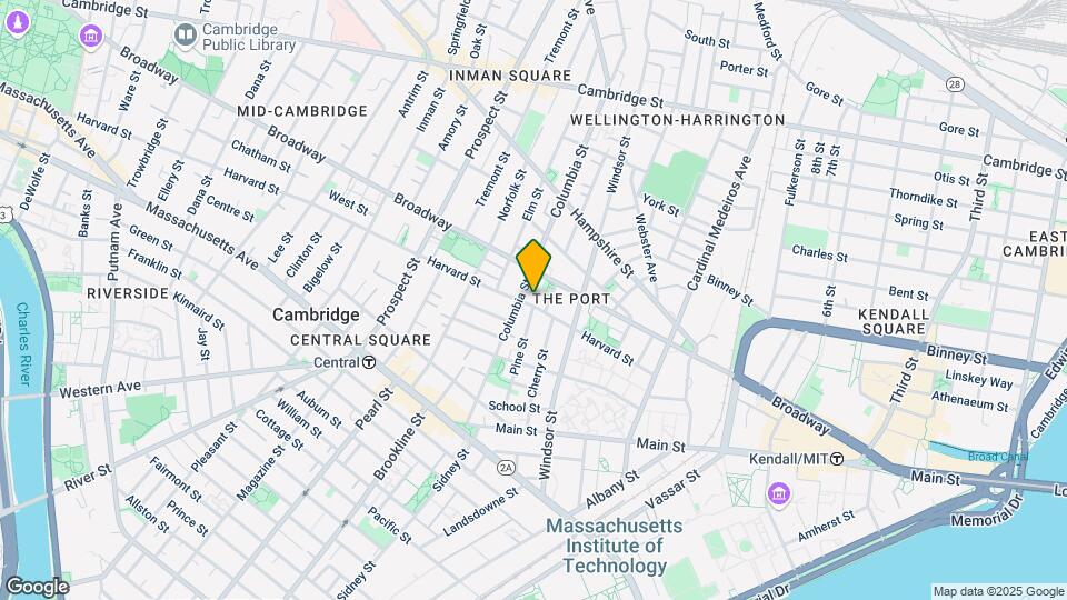 191 Harvard St, Unit 1 Map and Location Details