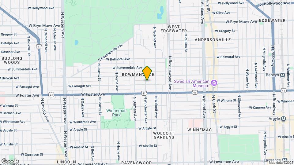 5235 N Winchester Ave Map and Location Details