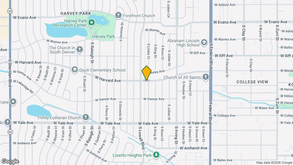 2501 S Linley Ct Map and Location Details