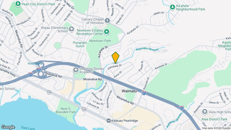 98-386-386 Ponohale St Mapa y Detalles de la Ubicación