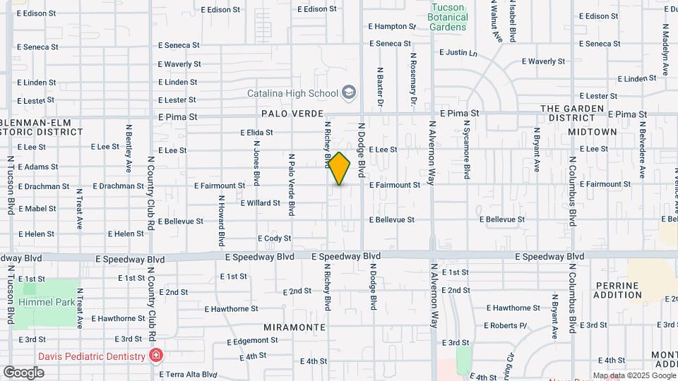3620 E Fairmount St Map and Location Details