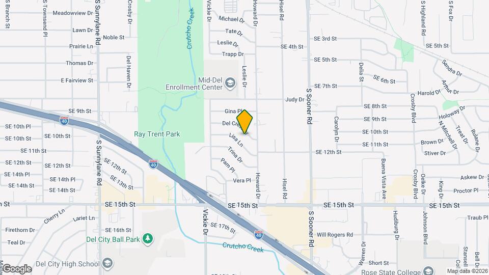 4820 Del Crest Dr Mapa y Detalles de la Ubicación