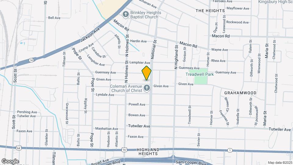 3374 Given Ave Map and Location Details