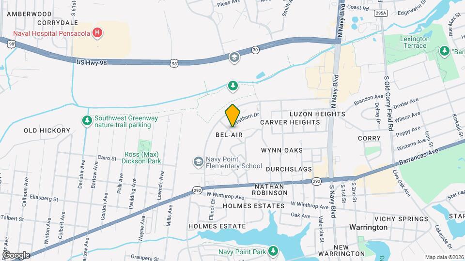 1036 Hawthorn Dr Map and Location Details