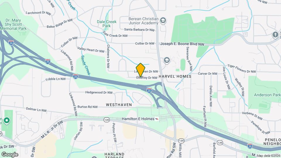 2590 Godfrey Dr NW Mapa y Detalles de la Ubicación