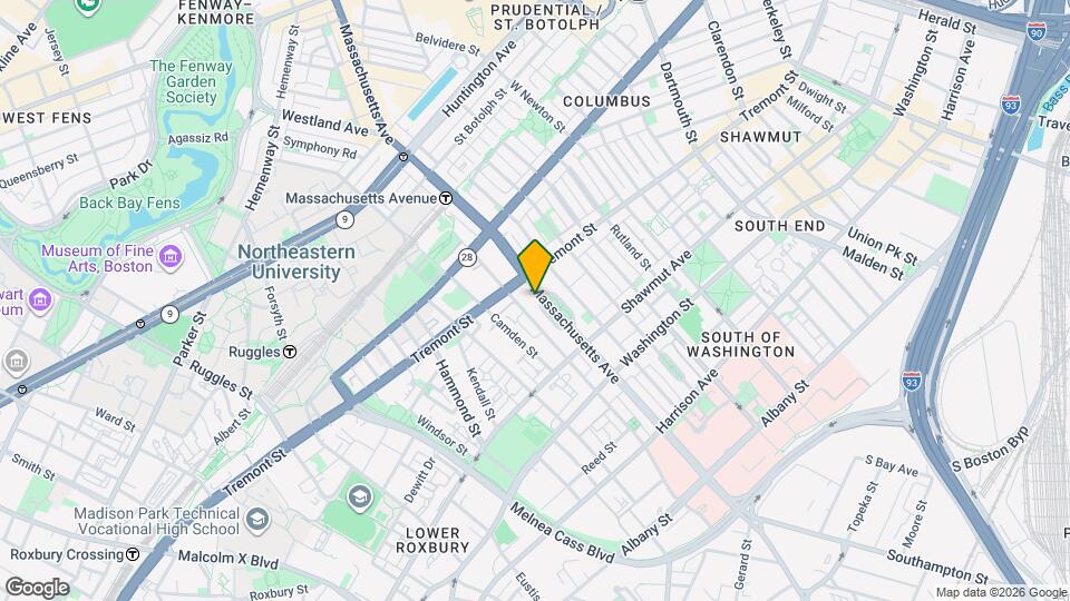 525 Massachusetts Ave Map and Location Details