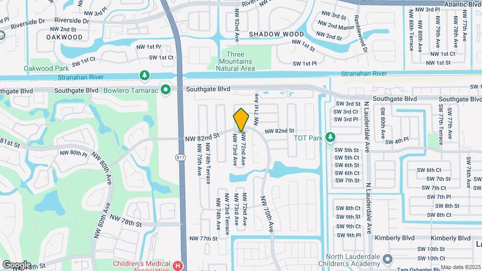 8121 NW 72nd Ave Map and Location Details