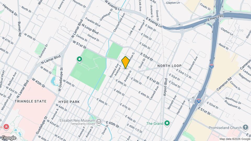 5007 Avenue G Map and Location Details