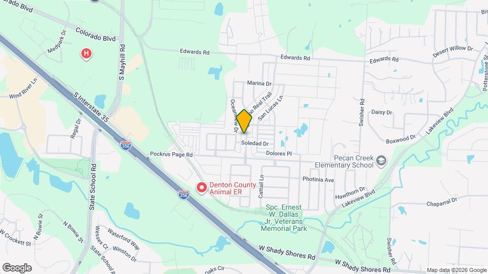 3804 Camino Real Trail Map and Location Details