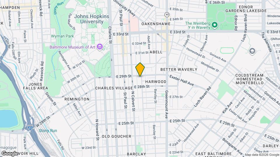 2836 Guilford Ave, Unit 3 Mapa y Detalles de la Ubicación