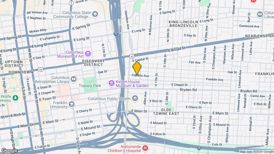 737 Franklin Ave Mapa y Detalles de la Ubicación