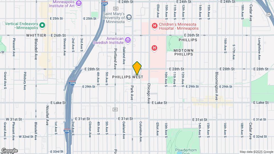 2829 Park Ave Map and Location Details