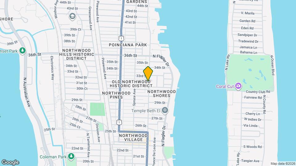 403 32nd St Map and Location Details