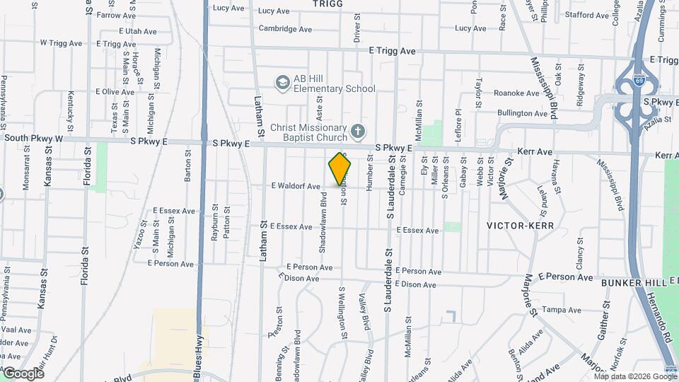 1535 S Wellington St Map and Location Details