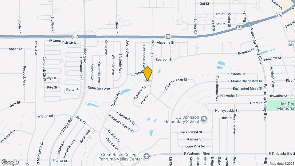 1360 Ogallala St Map and Location Details
