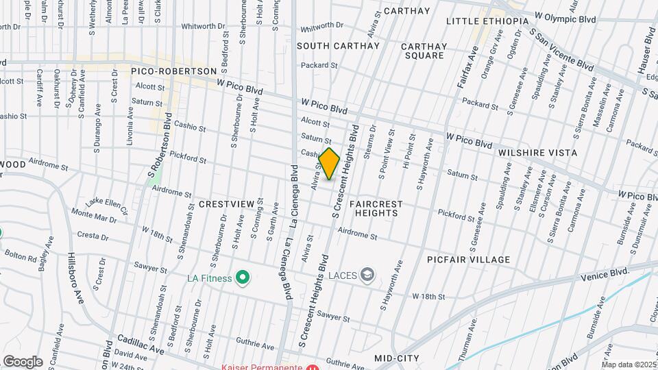 6071 1/2 Pickford St Map and Location Details