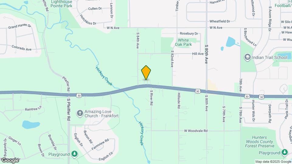 8340 W Lincoln Hwy Map and Location Details