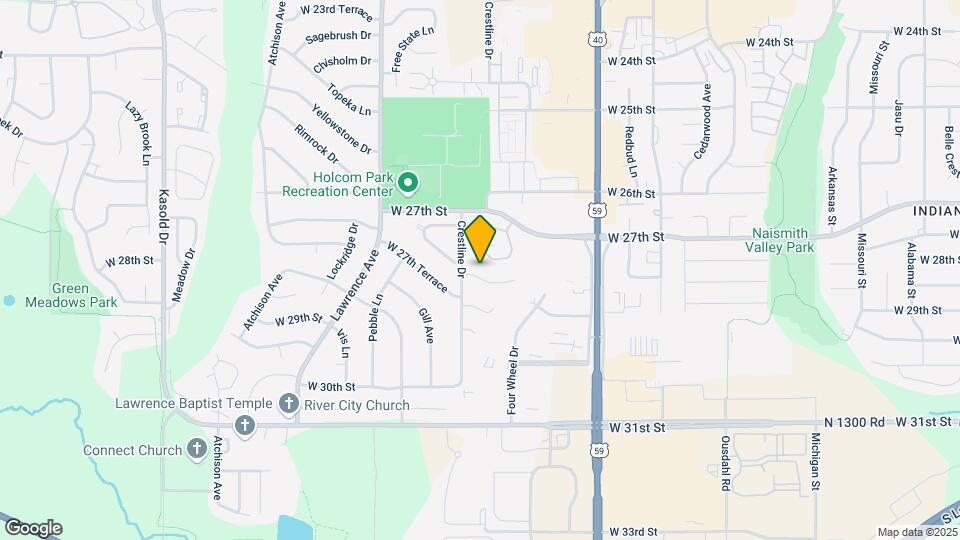 2530 Crestline Ct Map and Location Details