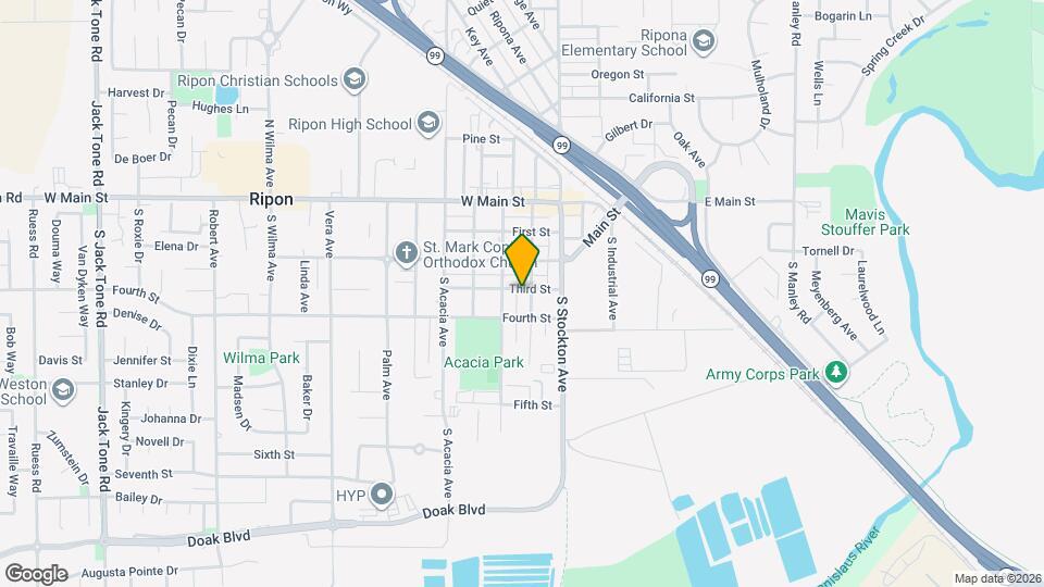 204 Third St Map and Location Details
