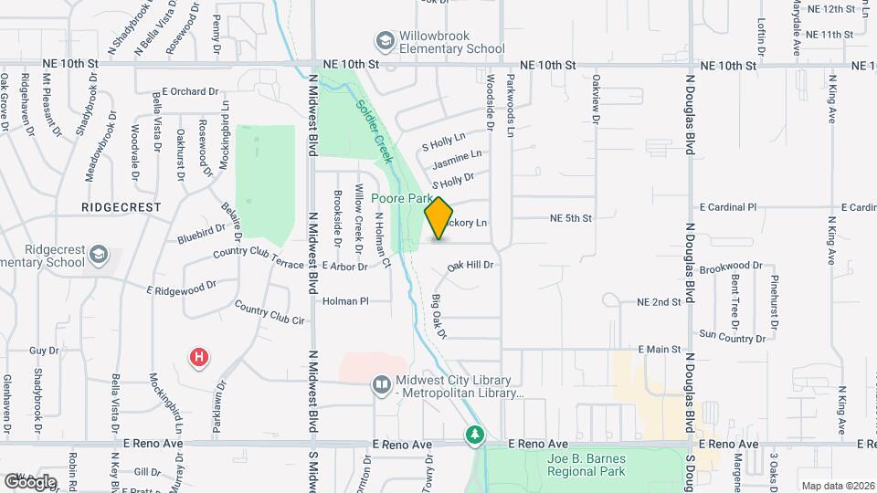 1024 Hazelwood Dr Mapa y Detalles de la Ubicación