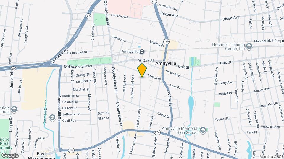 163 Ketcham Ave Map and Location Details