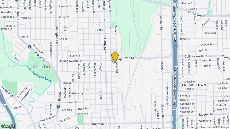 3501 Maury St Map and Location Details