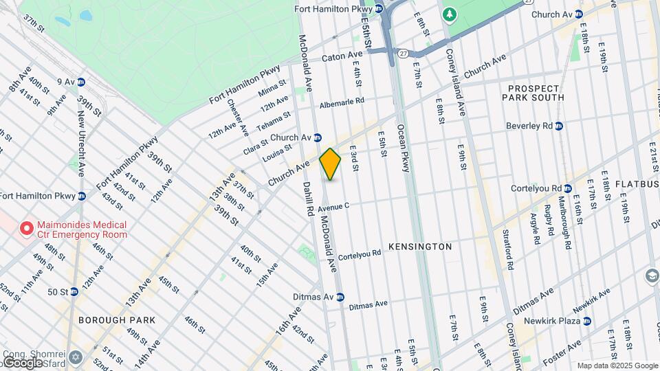 529 McDonald Ave Mapa y Detalles de la Ubicación