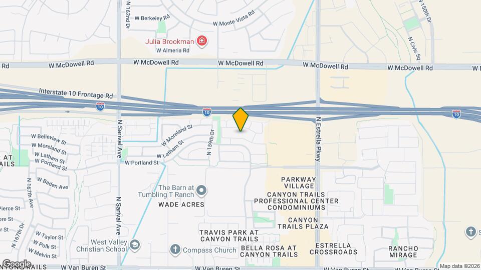 15828 W Latham St Map and Location Details
