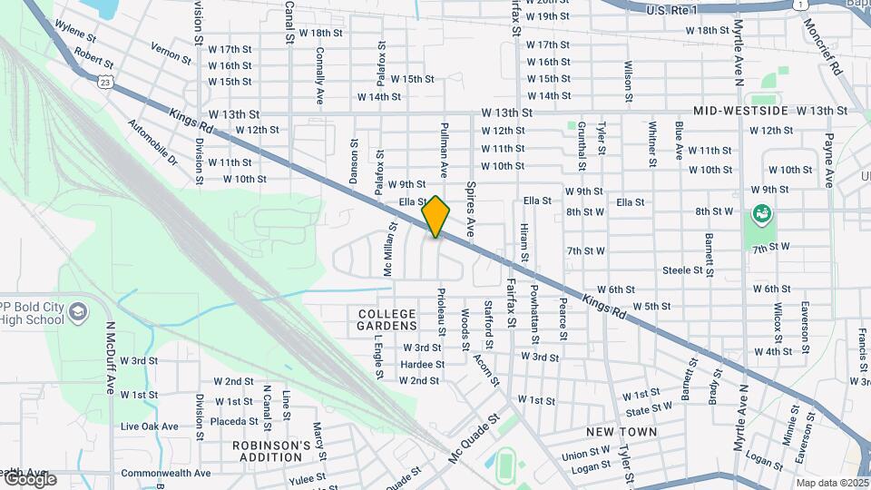 1718 Seminary St Map and Location Details