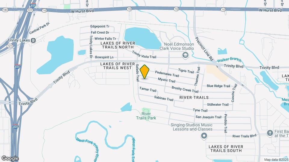 8517 Brushy Creek Trail Map and Location Details