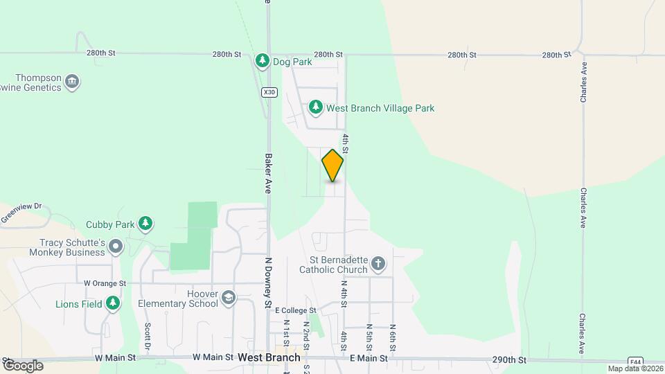 106 Lincoln St Map and Location Details