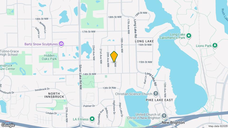 1484 19th Ave NW Map and Location Details