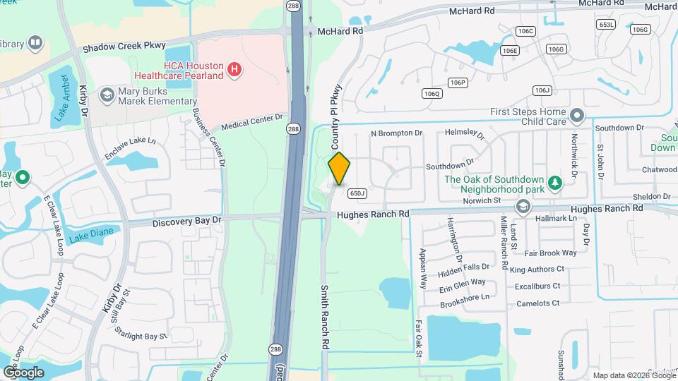 1150 Andover Dr Map and Location Details