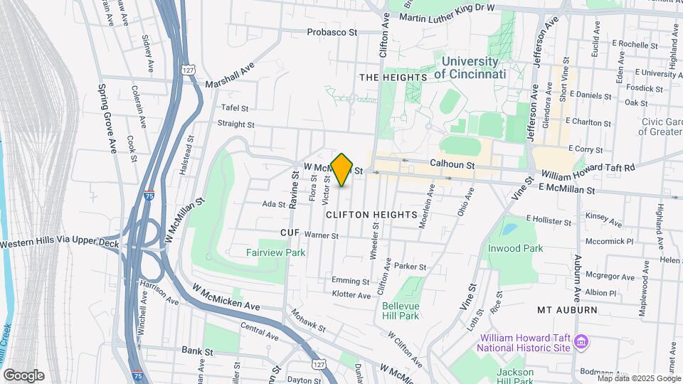 2354 Stratford Ave Map and Location Details