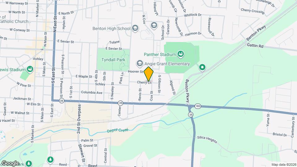 1221 Cherry Ln Map and Location Details