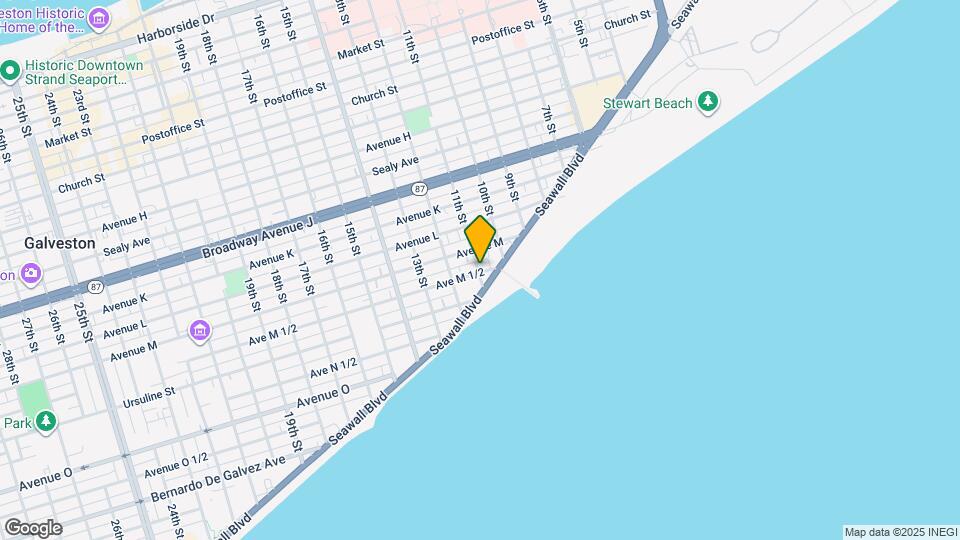 1028 Ave M 1/2 Map and Location Details