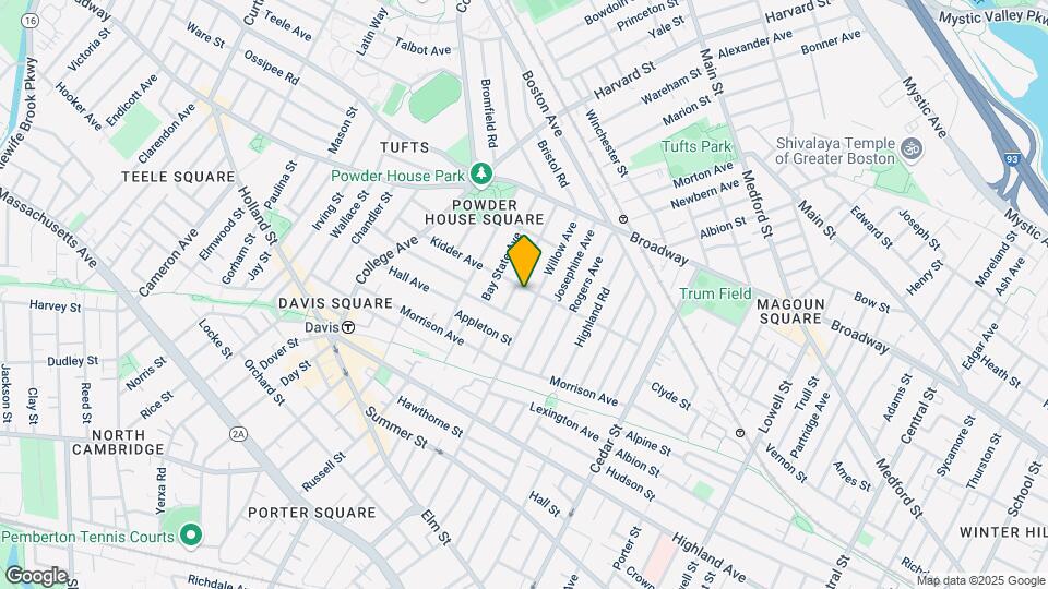 95 Kidder Ave, Unit 1 Map and Location Details