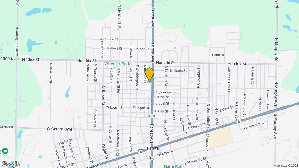 211 E Park St Map and Location Details