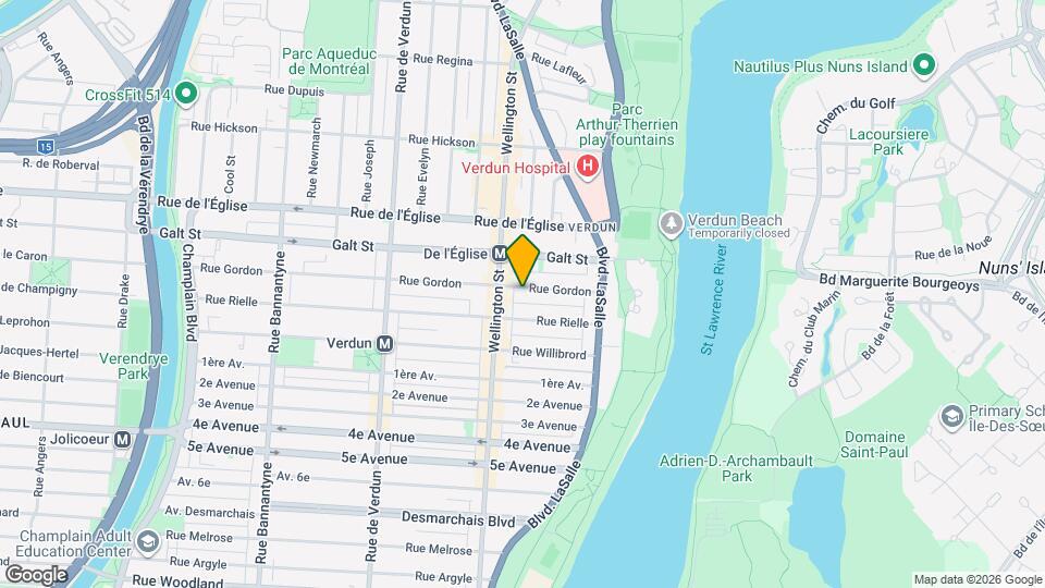 200 Gordon Rue Map and Location Details