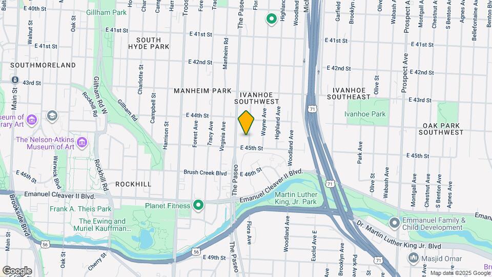 4432 Flora Ave Map and Location Details