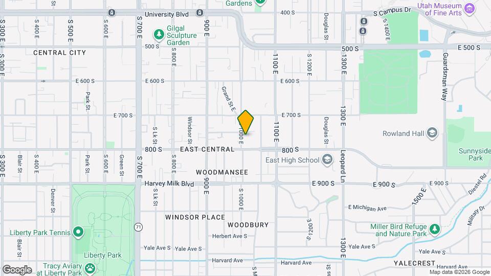 759 S 1000 E Map and Location Details