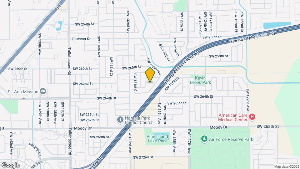 13060 SW 262nd Terrace Map and Location Details
