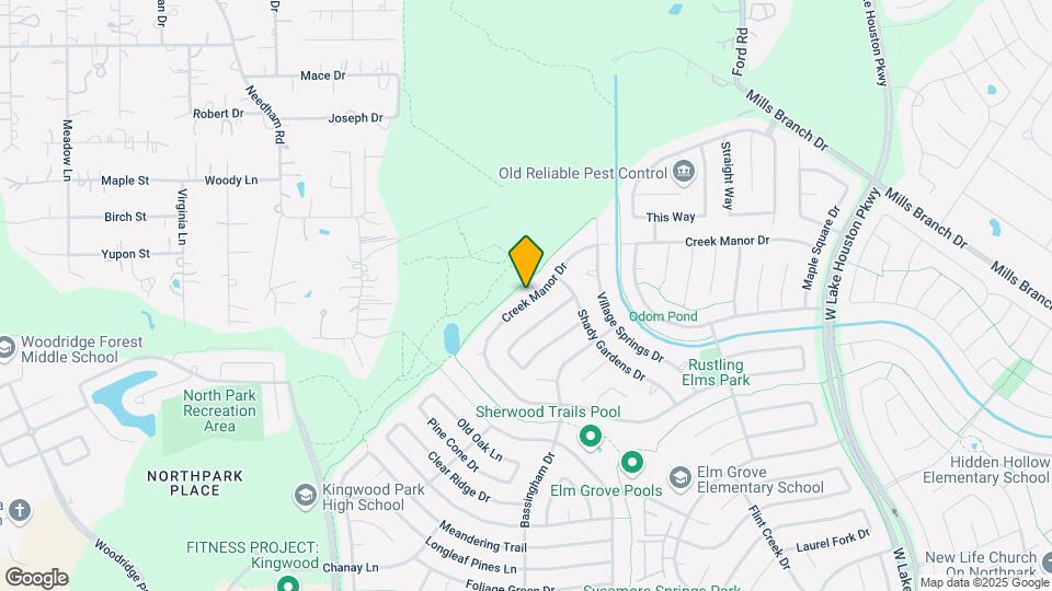 2919 Creek Manor Dr Map and Location Details