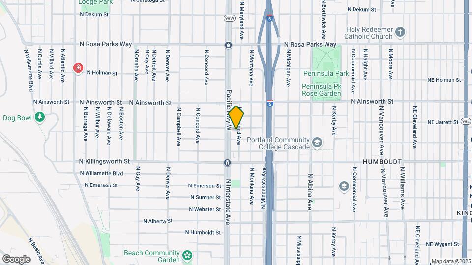 5727 N Maryland Ave Map and Location Details